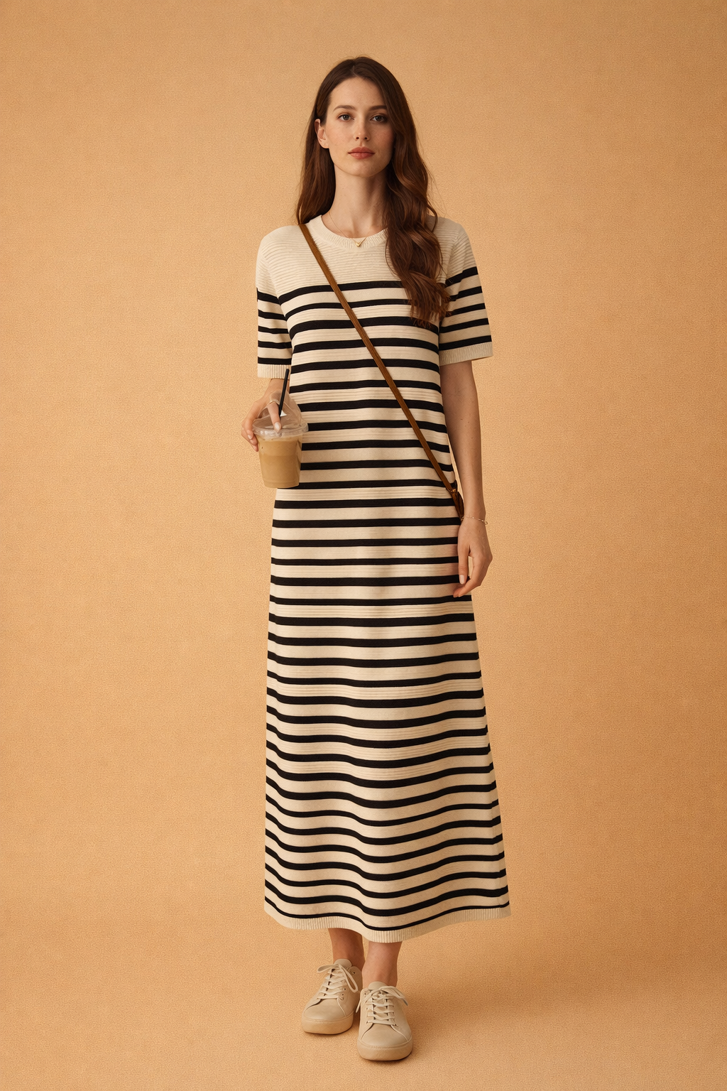 Adeline | Fitted Striped Summer Dress for Women 3
