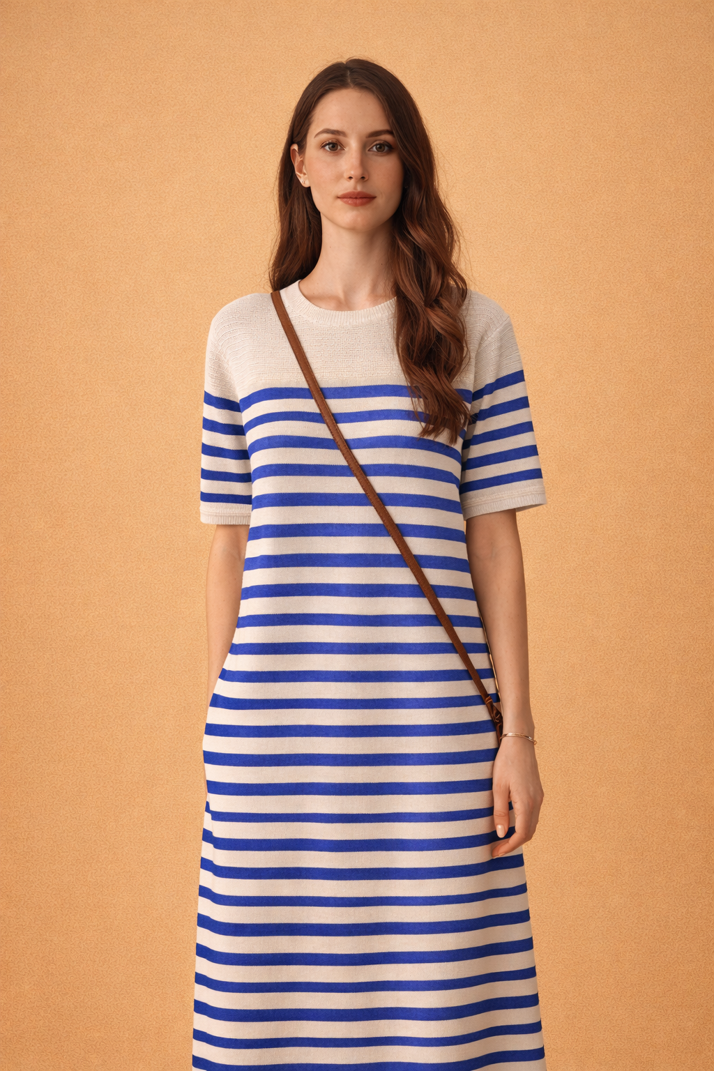 Adeline | Fitted Striped Summer Dress for Women 7