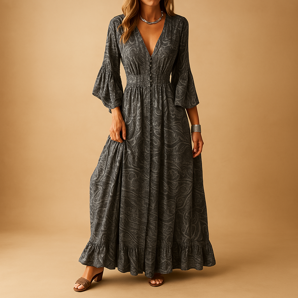 Boho maxi dress for women | Elise 1