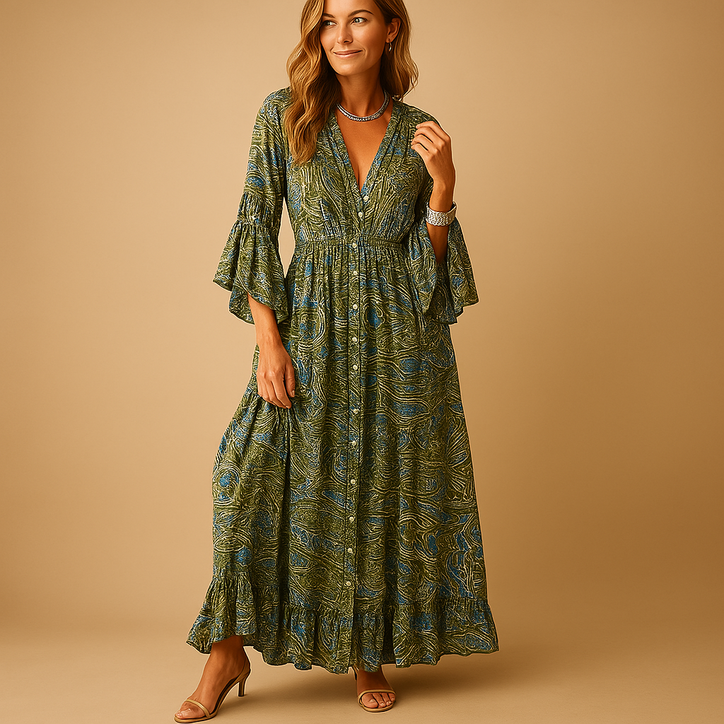 Boho maxi dress for women | Elise 2