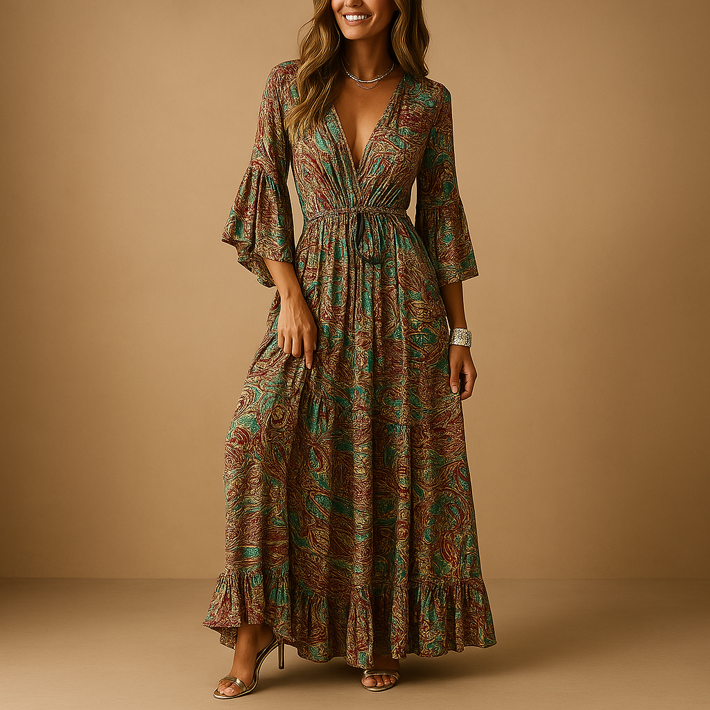 Boho maxi dress for women | Elise 3