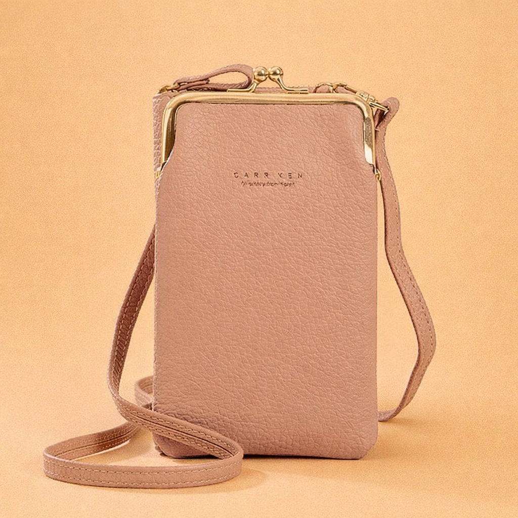 Chic Black Crossbody Bag for Women in Durable PU Leather with RFID Protection 0