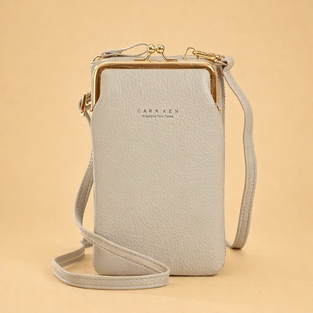 Chic Black Crossbody Bag for Women in Durable PU Leather with RFID Protection 2
