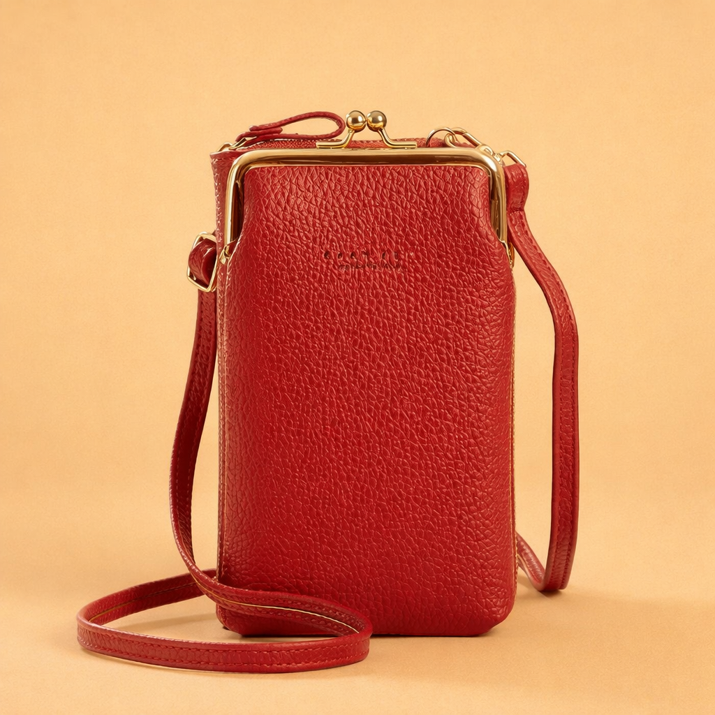 Chic Black Crossbody Bag for Women in Durable PU Leather with RFID Protection 5