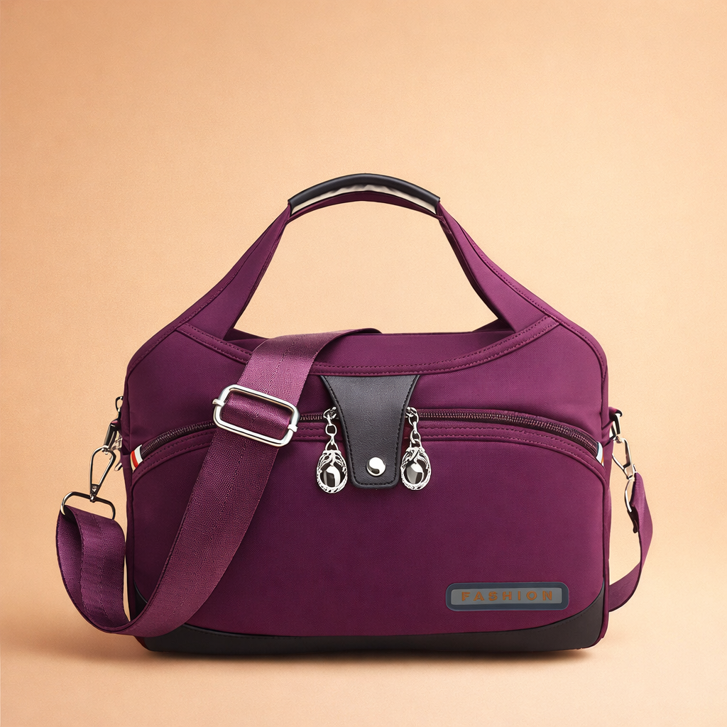 Chic Women's Anti-Theft Handbag in Polyester Blend 5
