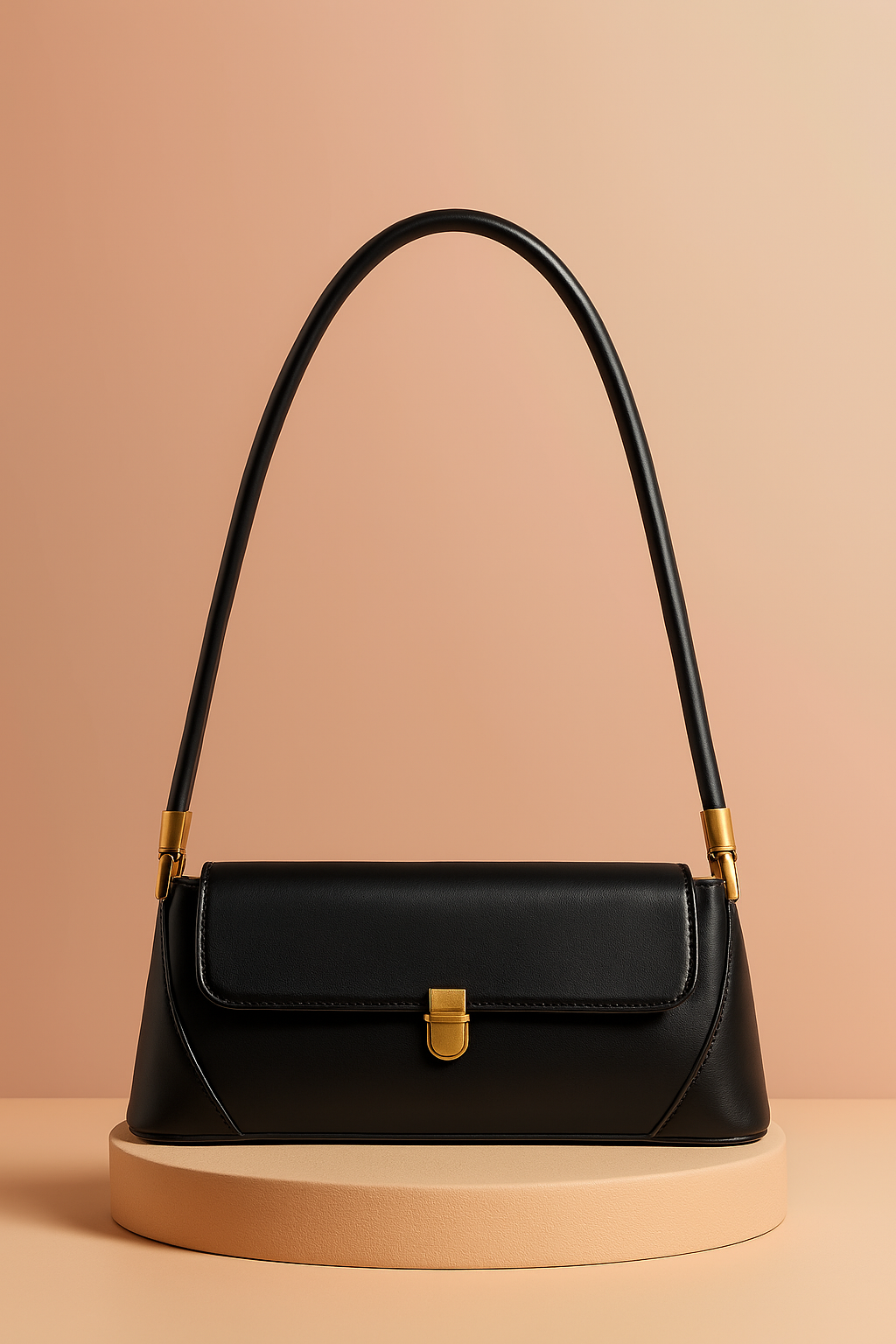 Clara | Chic Baguette Handbag with Elegant Clasp for Sophisticated Styling 2