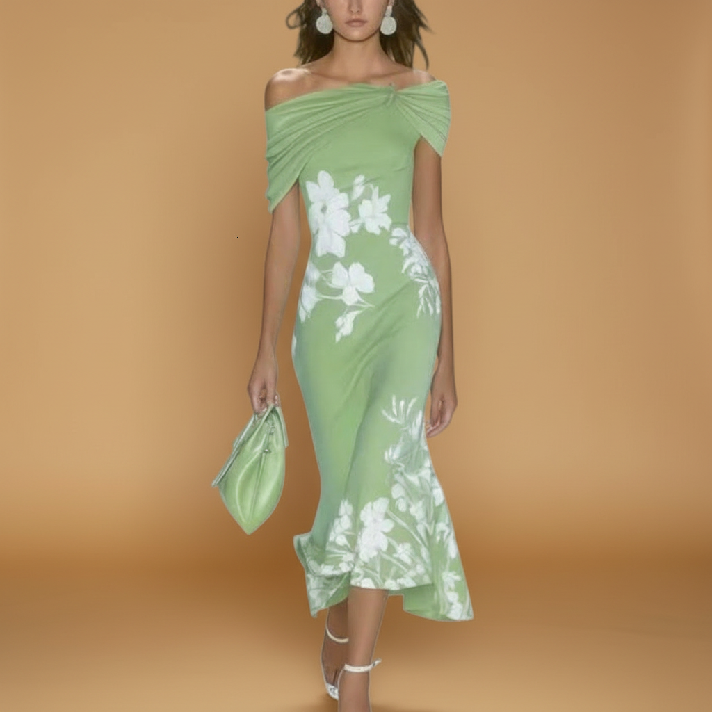 Elegant midi dress for women | Sierra 0