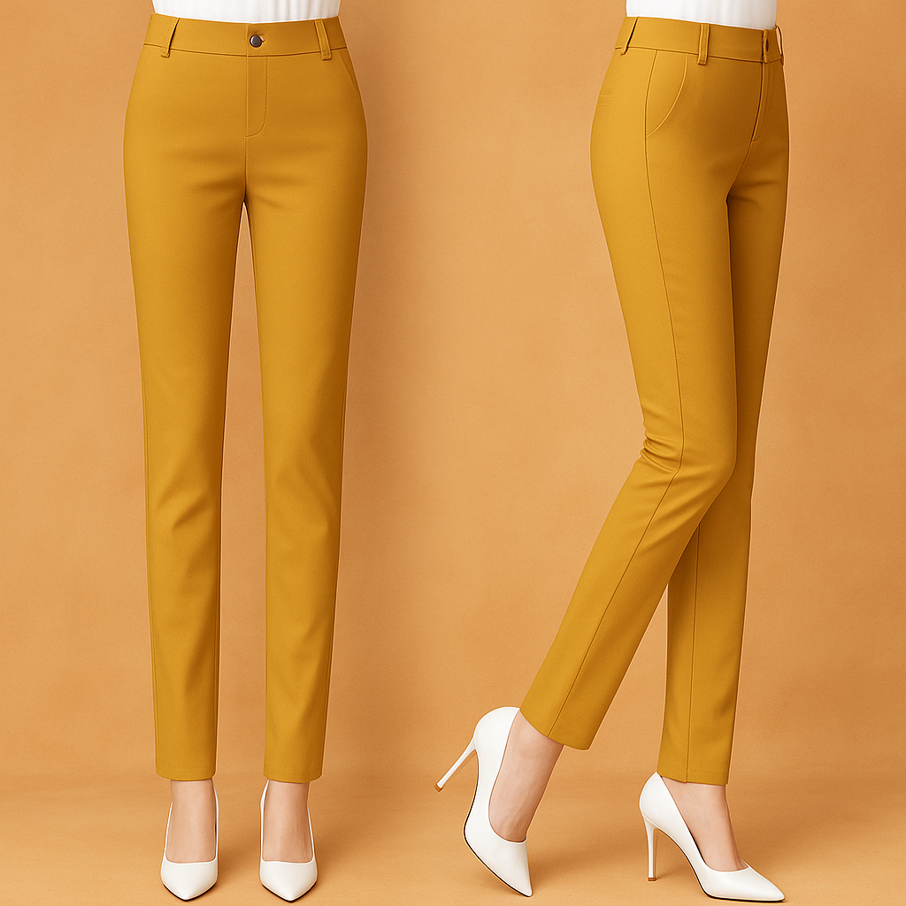 Eliza | Women's Elegant Narrow Leg Trousers for Office and Formal Wear 1