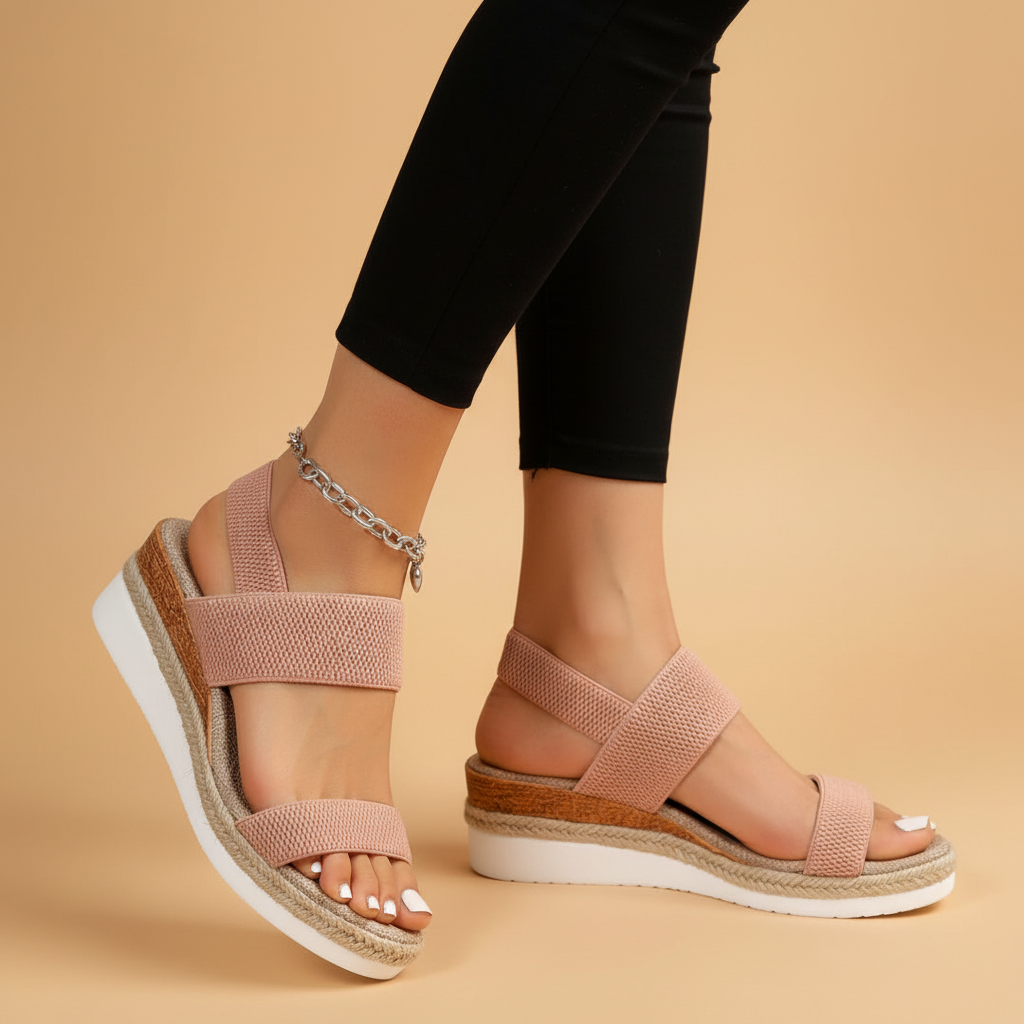 Orthopedic wedge sandal for women | Juno 1