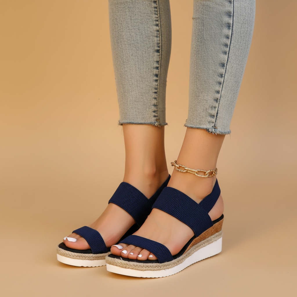 Orthopedic wedge sandal for women | Juno 3