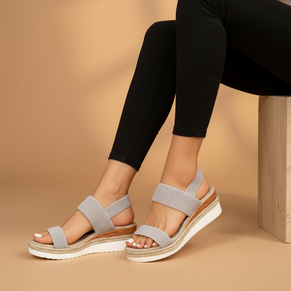 Orthopedic wedge sandal for women | Juno 4