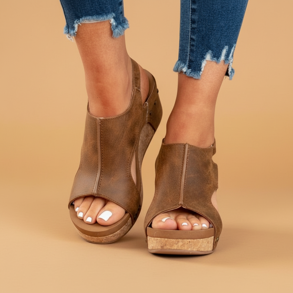 Orthopedic wedge sandals for women | Mira 2