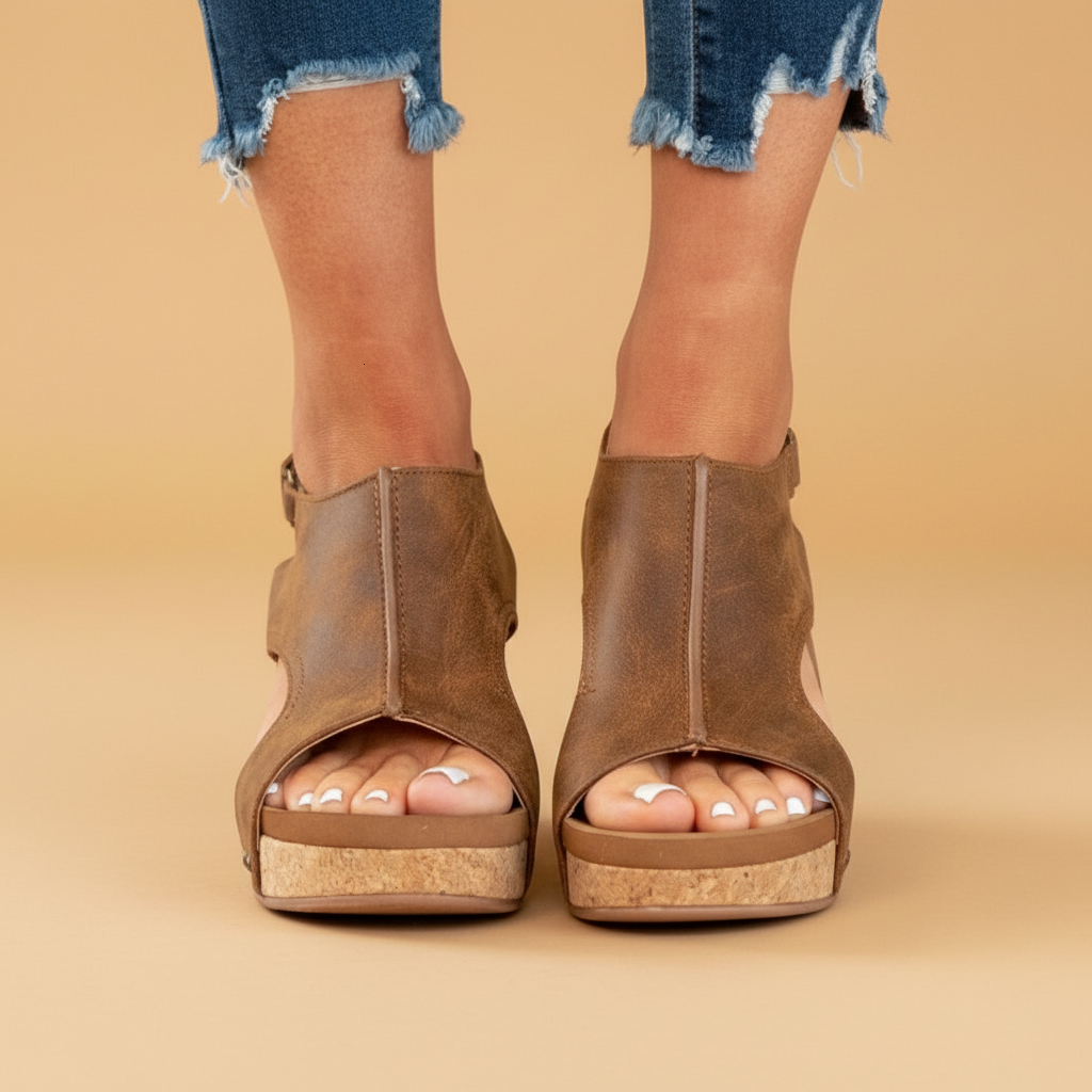 Orthopedic wedge sandals for women | Mira 3