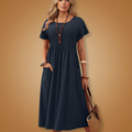 Relaxed Fit Dress With Pockets for Women | Vienna 1