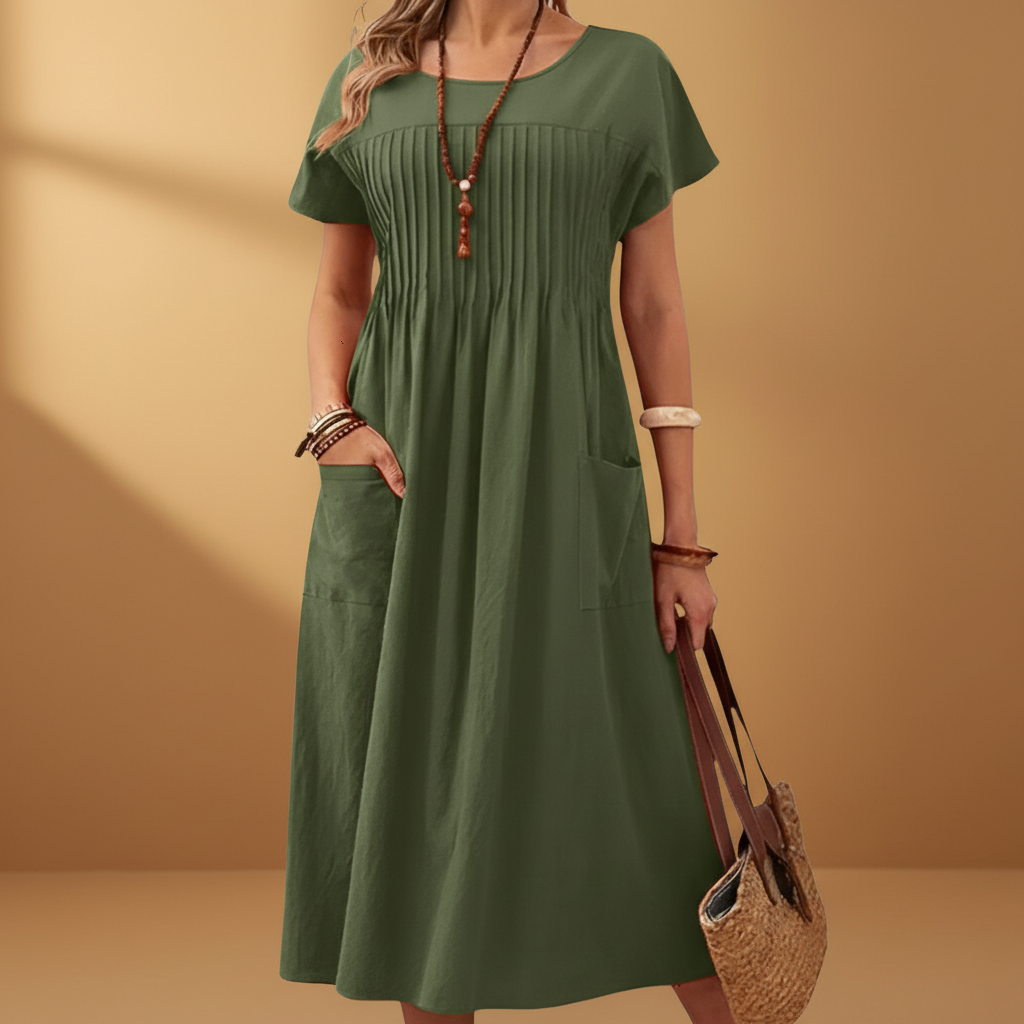 Relaxed Fit Dress With Pockets for Women | Vienna 2