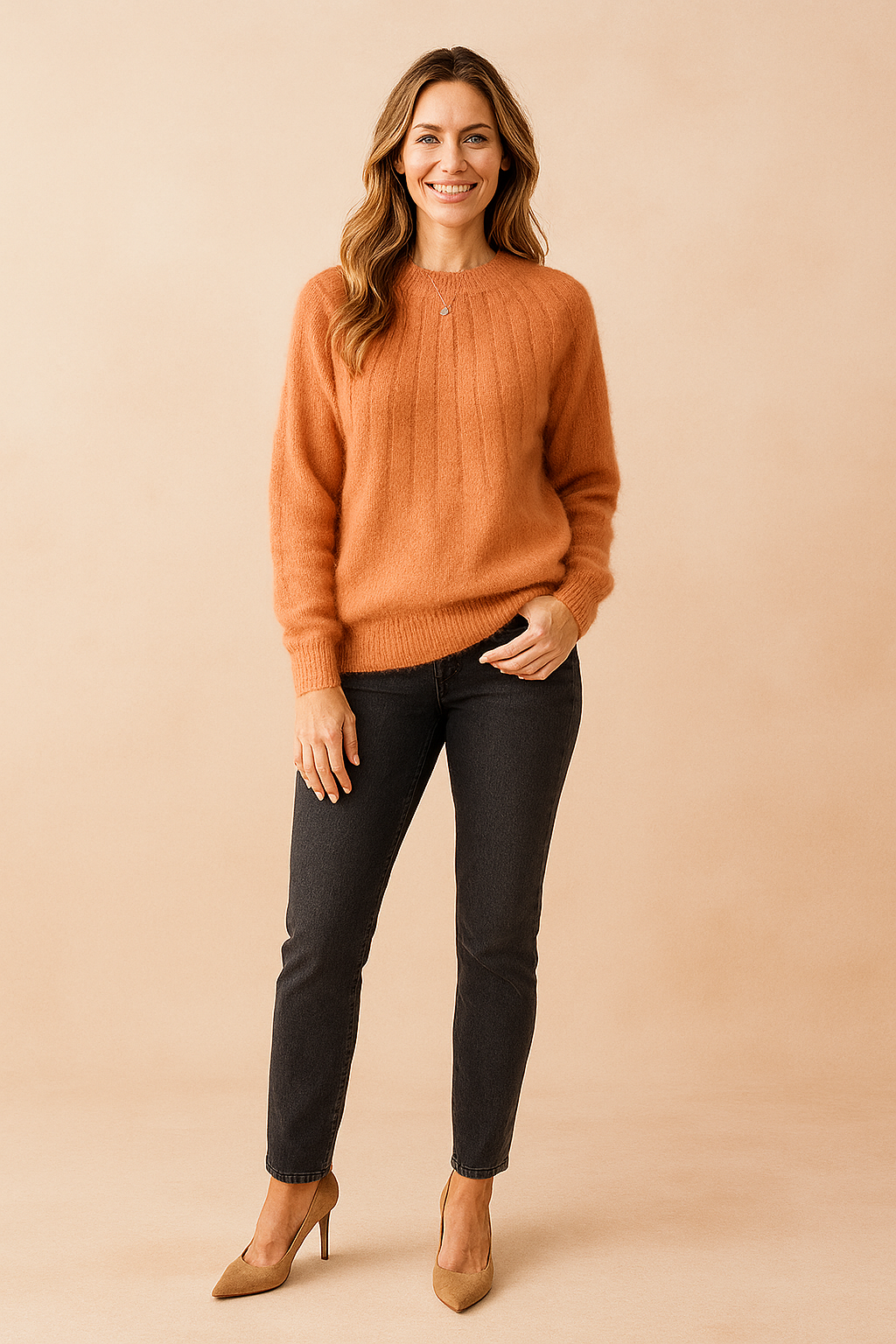 Ribbed Oversized Sweater for Women | Elegant and Comfortable Loose Fit 2