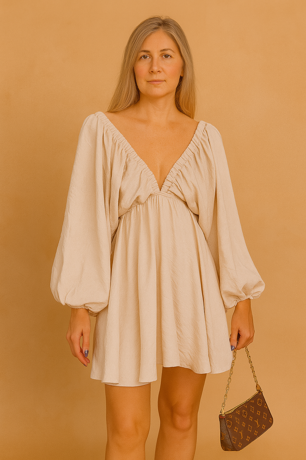 Sadie | Women's Short Sleeve Mini Dress for Summer Elegance 4