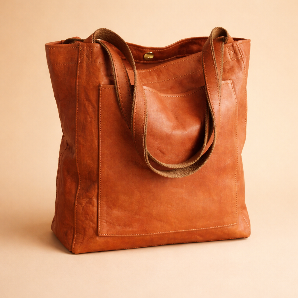 Sophisticated Large Shoulder Bag for Women | Stylish Design with Spacious Interior and External Pocket 1